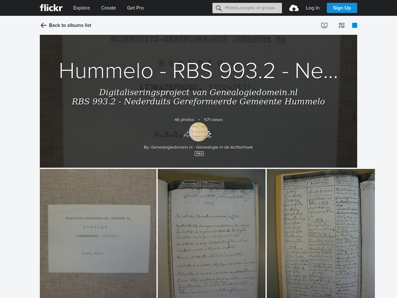 Screenshot van website