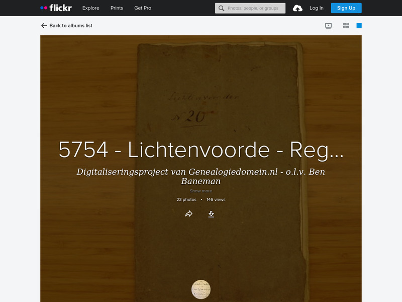 Screenshot van website