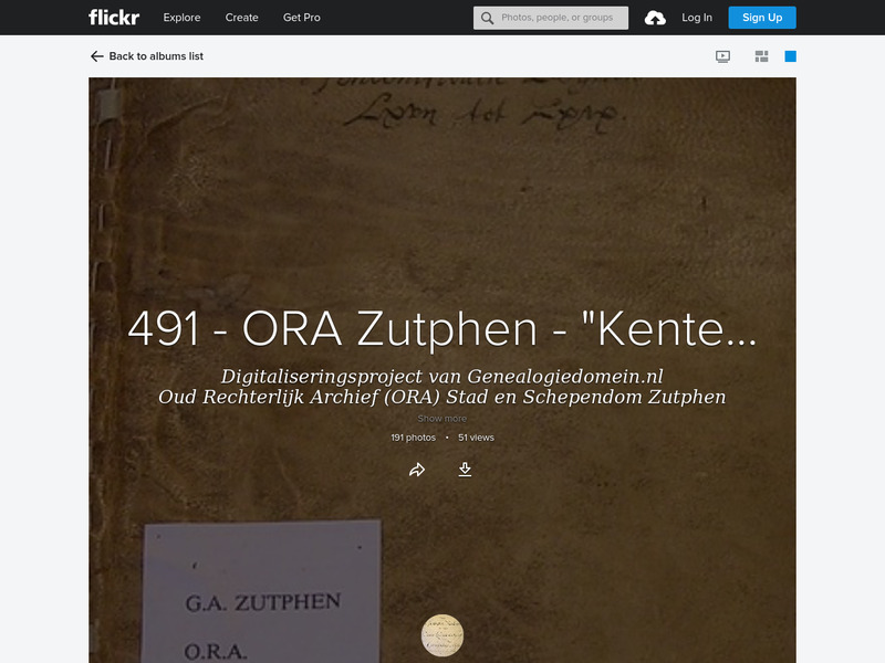 Screenshot van website