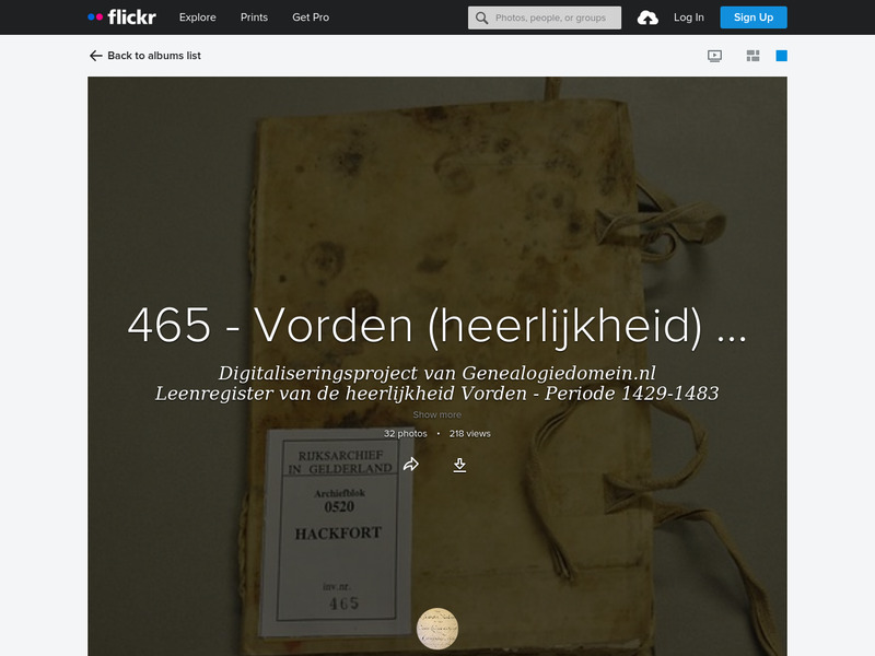 Screenshot van website