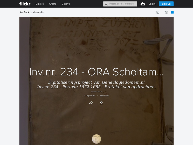 Screenshot van website