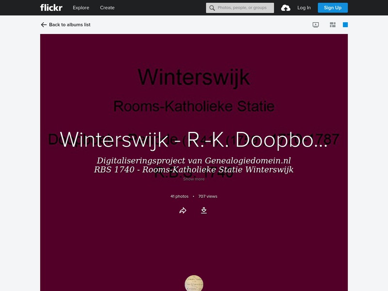 Screenshot van website