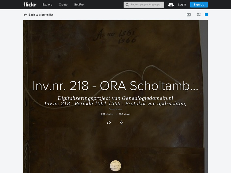 Screenshot van website