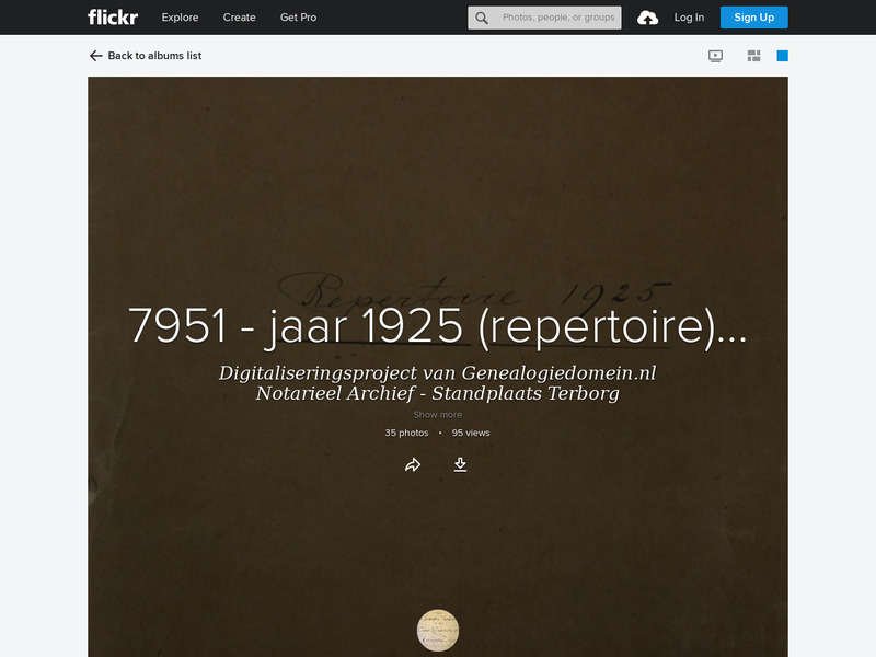 Screenshot van website
