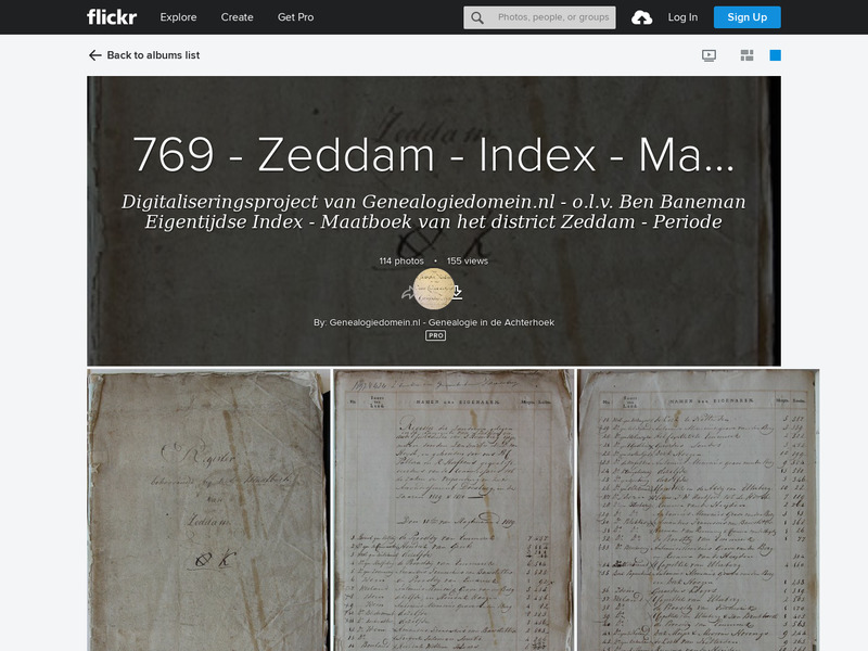 Screenshot van website