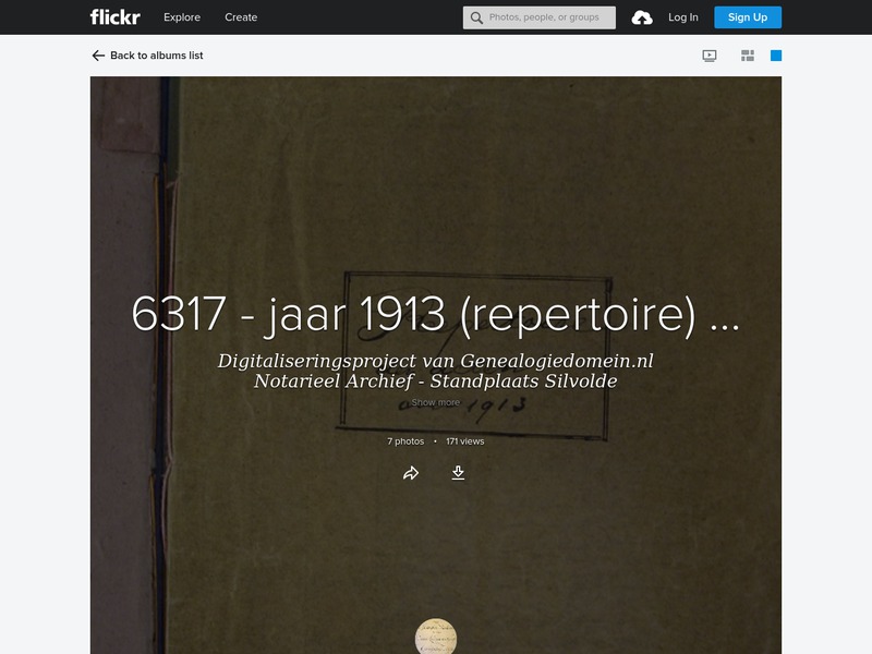 Screenshot van website