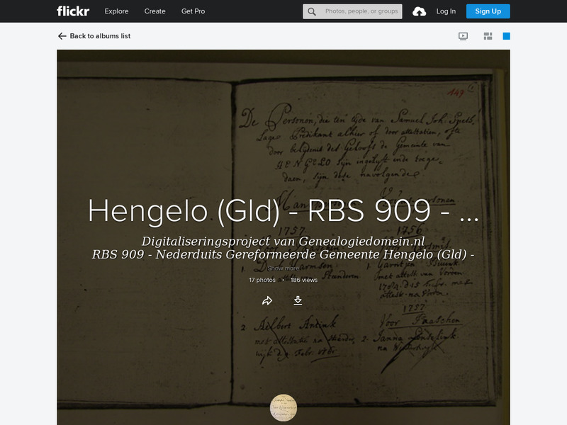 Screenshot van website