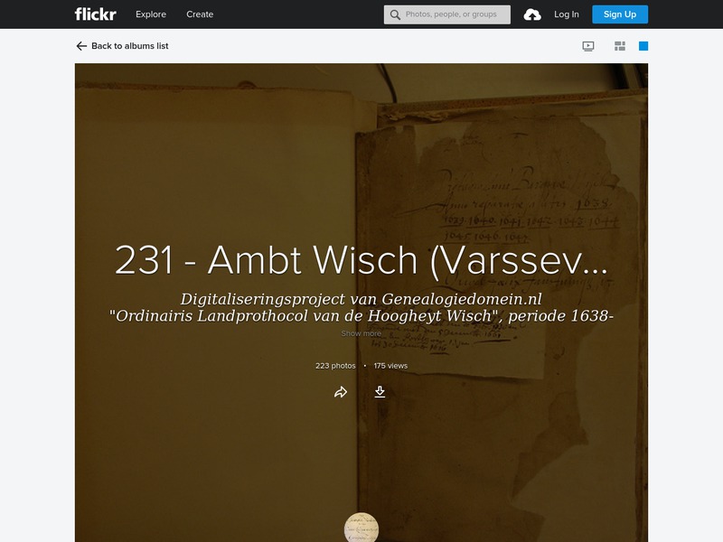 Screenshot van website