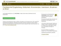 Screenshot van website