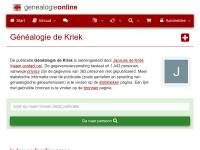 Screenshot van website