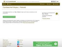 Screenshot van website