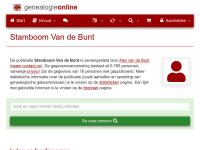 Screenshot van website