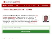 Screenshot van website