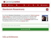 Screenshot van website