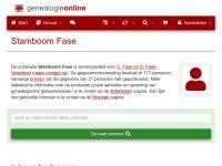 Screenshot van website