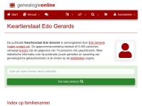 Screenshot van website