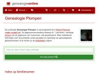 Screenshot van website