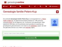 Screenshot van website