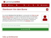 Screenshot van website