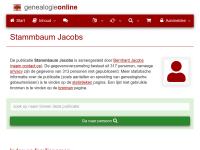 Screenshot van website