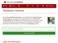Screenshot van website