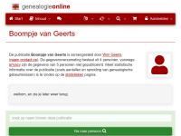 Screenshot van website