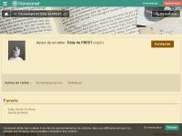 Screenshot van website