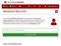 Screenshot van website