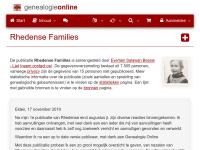 Screenshot van website