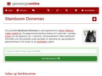 Screenshot van website