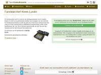 Screenshot van website