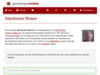 Screenshot van website