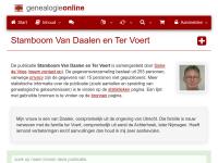 Screenshot van website