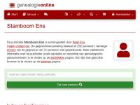 Screenshot van website