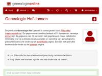 Screenshot van website