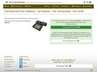 Screenshot van website