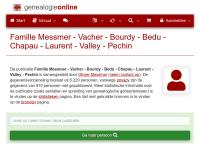 Screenshot van website