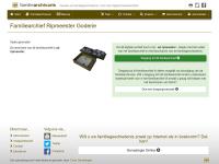 Screenshot van website