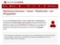 Screenshot van website