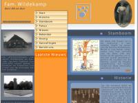 Screenshot van website