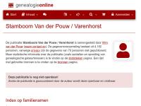 Screenshot van website