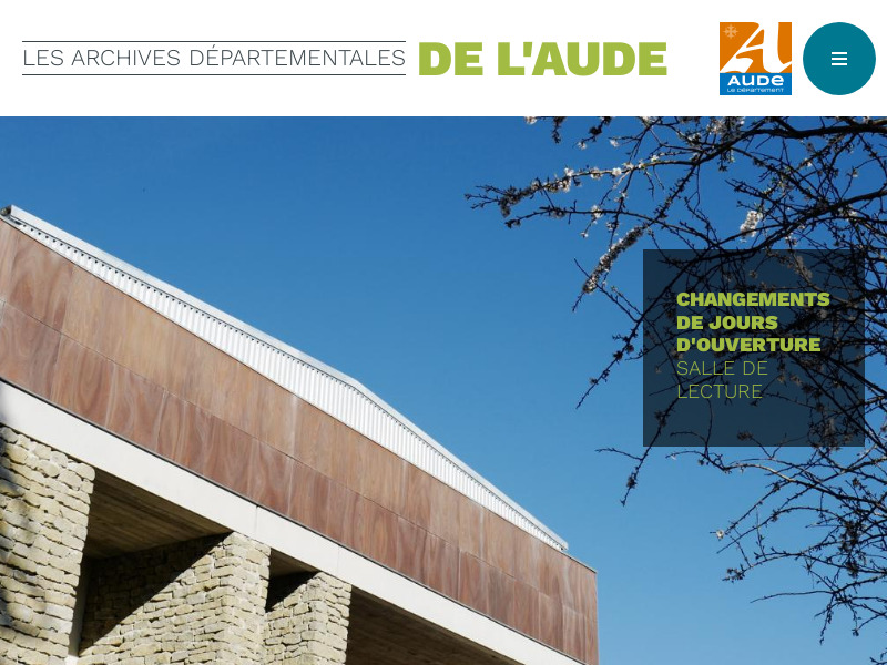 Screenshot van website