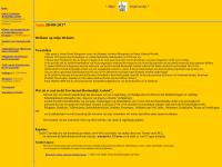 Screenshot van website