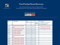 Screenshot van website