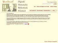 Screenshot van website