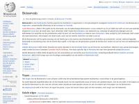 Screenshot van website