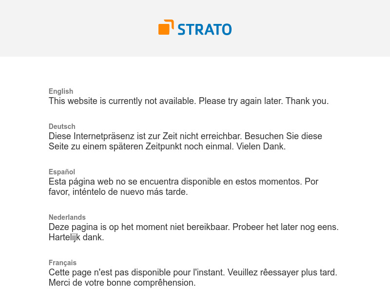 Screenshot van website