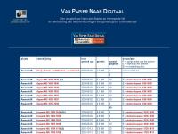 Screenshot van website