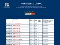 Screenshot van website