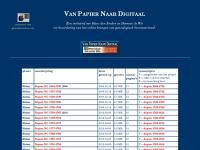 Screenshot van website